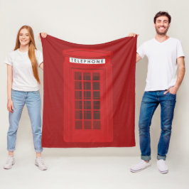 Phone Box Fleece Deken