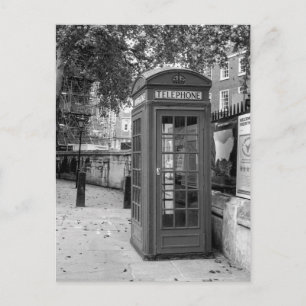 Phone Box, London UK Briefkaart