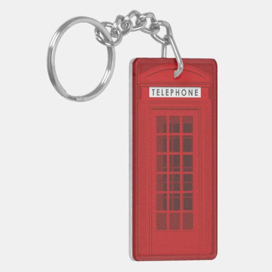 Phone Box Sleutelhanger (Voorkant Links)