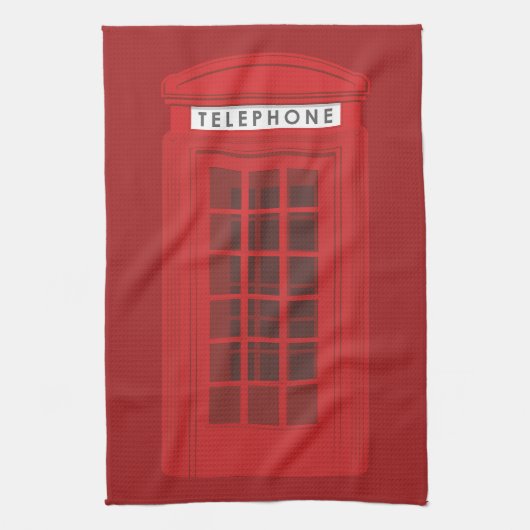 Phone Box Theedoek (Verticaal)