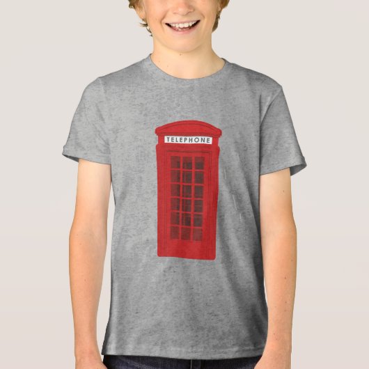 Phone Box Tri-Blend Shirt (Voorkant)