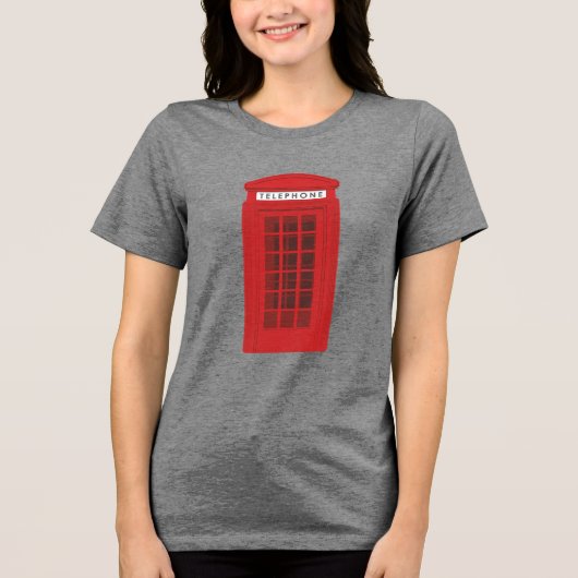Phone Box Tri-Blend Shirt (Voorkant)