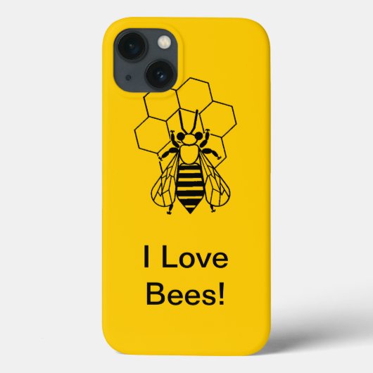 Phone Case - Bee on Honeycomb (Achterkant)