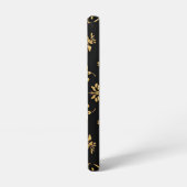 Phone case black yellow pattern style  samsung galaxy hoesje (Linkerkant)