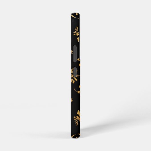 Phone case black yellow pattern style  samsung galaxy hoesje (Rechterkant)