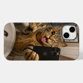 Phone Case - Funny Cat v3.45 (Achterkant (horizontaal))