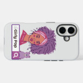 Phone case girly pop teddy bear (Achterkant (horizontaal))