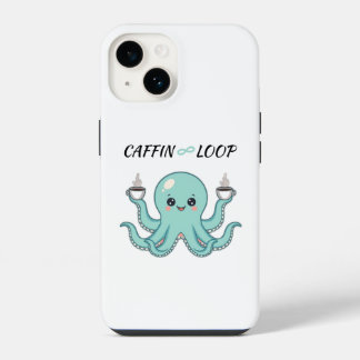 Phone Case - Octopus Coffee Design iPhone 14 Hoesje