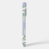 phone case periwinkle with white flowers (Achterkant / Rechts)