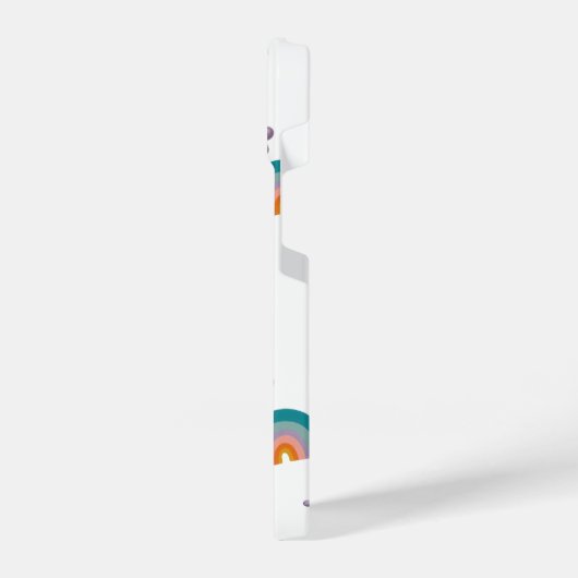 Phone Case – Rainbow and Flowers Cute Design iPhone Hoesje (Linkerkant)