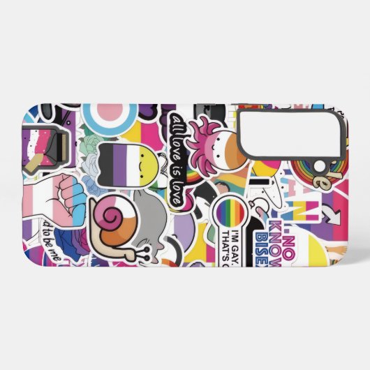 Phone case samsung galaxy hoesje (Achterkant horizontaal)