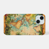 Phone Case-Vintage Atlas Collection iPhone 15 Case (Achterkant horizontaal)