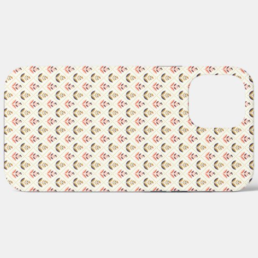 Phone case with a repeating pattern (Achterkant (horizontaal))