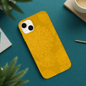 Phone case with daisy design, Floral phone case