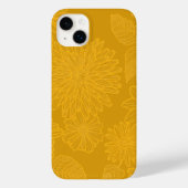 Phone case with daisy design, Floral phone case (Achterkant)