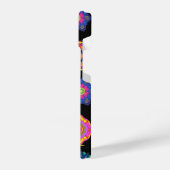 Phone Case zwart en kleurrijk authentiek ontwerp iPhone Hoesje (Linkerkant)