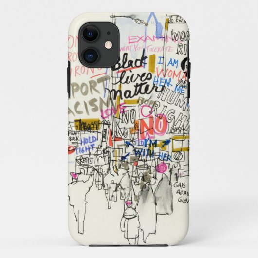 Phonehoesje voor Vrouwenmars Case-Mate iPhone Case (Achterkant)