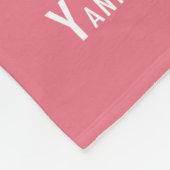 Phonetic Alphabet Aviation Pink Fleece Blanket Deken (Hoek)
