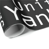 Phonetic Alphabet Black and White Pattern Cadeaupapier (Rol Hoek)