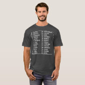 Phonetic Alphabet Language T-shirt (Voorkant volledig)