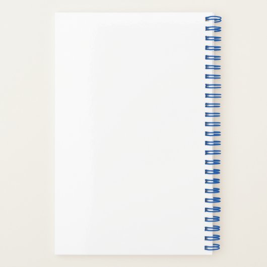 Phonetic Alphabet Police Spiral Notebook Blue Notitieboek (Achterkant)