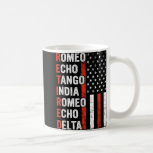 Phonetic Alphabet Remoe Veteran Retirement Army Koffiemok