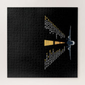 Phonetic Aphabet Pilot Cadet Airplane Gift Legpuzzel (Horizontaal)