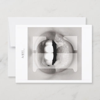 Phonetic Love Mouth Art E Briefkaart