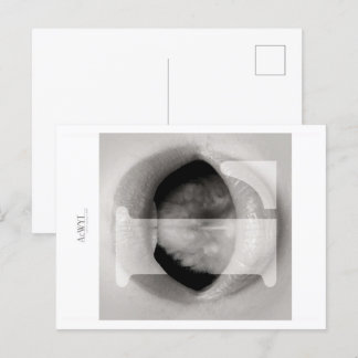 Phonetic Love Mouth Art L Briefkaart