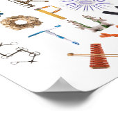 Phonetisch alfabet Elke dag Objectalfabet Poster (Hoek)