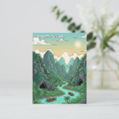 Phong Nha-Ke Bang, Vietnam Briefkaart (Staand voorkant)