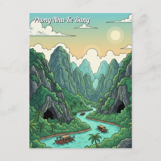 Phong Nha-Ke Bang, Vietnam Briefkaart (Voorkant)