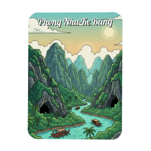 Phong Nha-Ke Bang, Vietnam Magneet (Verticaal)