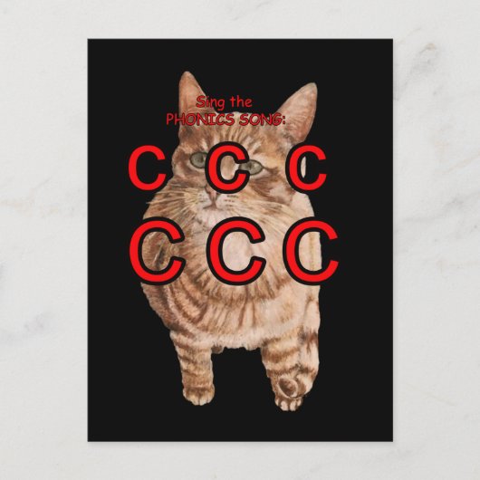 Phonics-briefkaart Briefkaart (Voorkant)