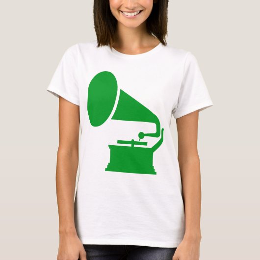 Phonograaf - Grass Green T-shirt (Voorkant)