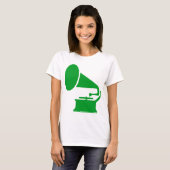 Phonograaf - Grass Green T-shirt (Voorkant volledig)