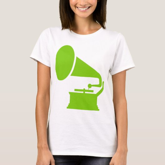 Phonograaf - Martian Green T-shirt (Voorkant)