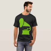 Phonograaf - Martian Green T-shirt (Voorkant volledig)
