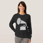 Phonograaf - Wit T-shirt (Voorkant volledig)