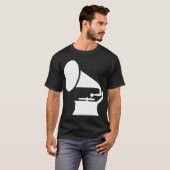 Phonograaf - Wit T-shirt (Voorkant volledig)