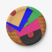 Phonograafrecords Papieren Bordje (Voorkant)