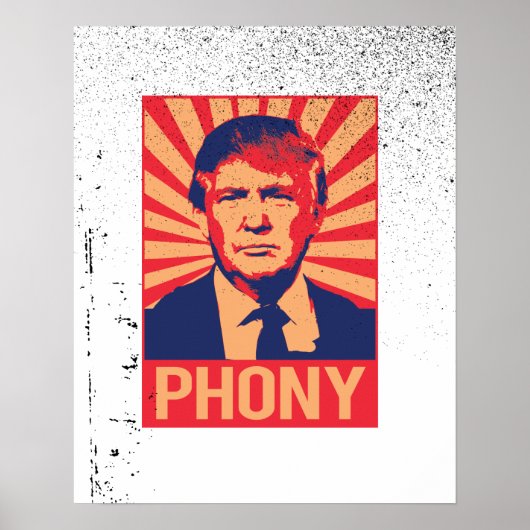 Phony Donald Trump -.png Poster (Voorkant)