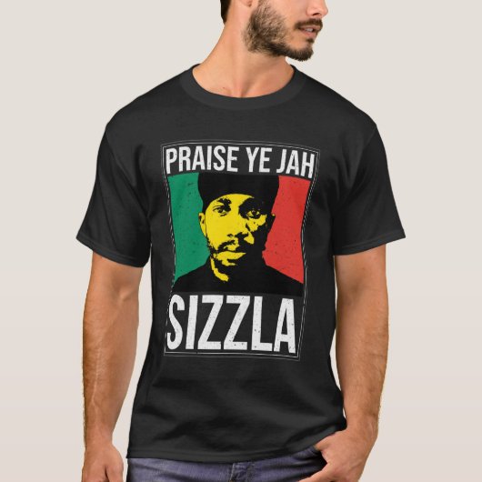 Phoogd Ye Jah - Sizzla T-shirt (Voorkant)