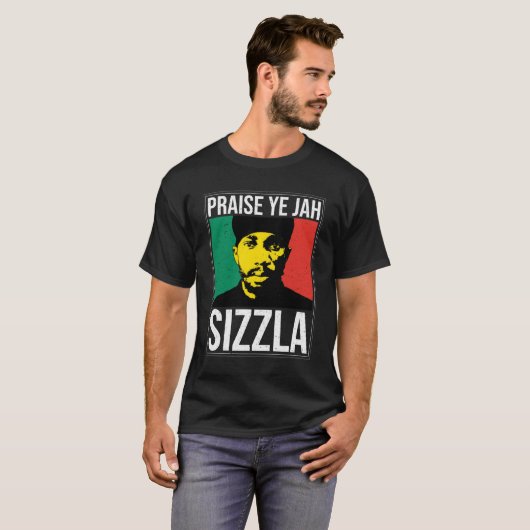Phoogd Ye Jah - Sizzla T-shirt (Voorkant volledig)