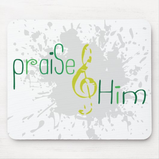 Phoogte Him Christelijke mousepad Muismat (Voorkant)