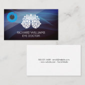 Phoropterapparatuur | Oogarts | Ooglogo Visitekaartje (Voorkant / Achterkant)