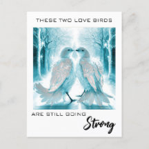 *~* PHOTO Anniversary Absract Love Birds AP54