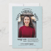 Photo Arch Afstuderen Farewell Party Invitation Kaart (Voorkant)