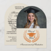 Photo Arch School College Afstudeeraankondigingen Kaart (Voorkant / Achterkant)