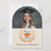 Photo Arch School College Afstudeeraankondigingen Kaart (Voorkant)